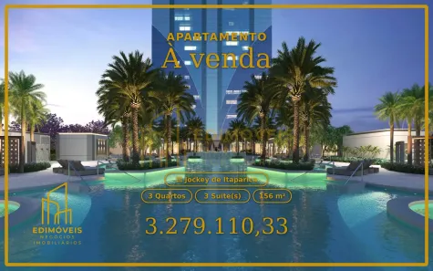 Apartamento com 3 Quartos à venda, 156m² no Jockey de Itaparica, Vila Velha