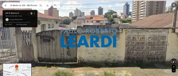 Lote/Terreno à venda, 384m² no Vila Floresta, Santo André