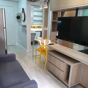 Apartamento com 1 Quarto para alugar, 25m² no Pinheiros, São Paulo