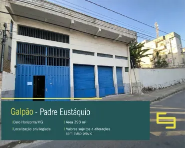 Galpão/Depósito/Armazém para alugar, 600m² no Padre Eustáquio, Belo Horizonte