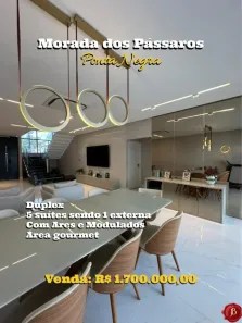 Casa de Condomínio com 5 Quartos à venda, 350m² no Ponta Negra, Manaus
