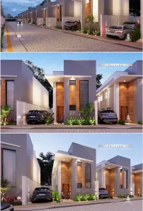 Casa de Condomínio com 3 Quartos à venda, 87m² no Uruguai, Teresina
