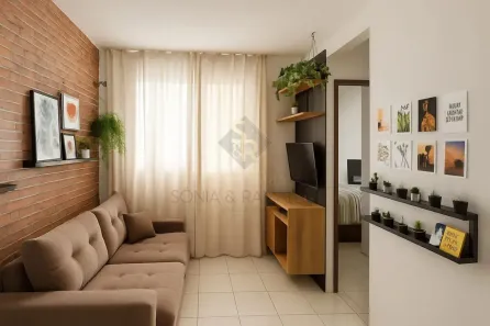 Apartamento com 2 Quartos à venda, 47m² no Parque São Sebastião, Ribeirão Preto