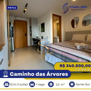 Apartamento com 1 Quarto à venda, 22m² no Caminho das Árvores, Salvador