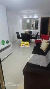 Apartamento com 3 Quartos para alugar, 87m² no Brisamar, João Pessoa