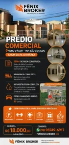 Prédio Comercial para alugar, 550m² no Olho D'Água, São Luís