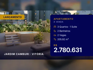 Apartamento com 3 Quartos à venda, 205m² no Jardim Camburi, Vitória