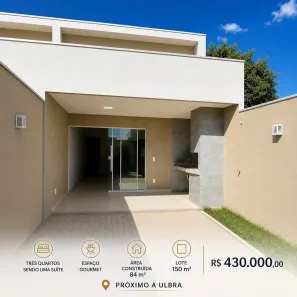 Casa com 3 Quartos à venda, 150m² no Plano Diretor Sul, Palmas