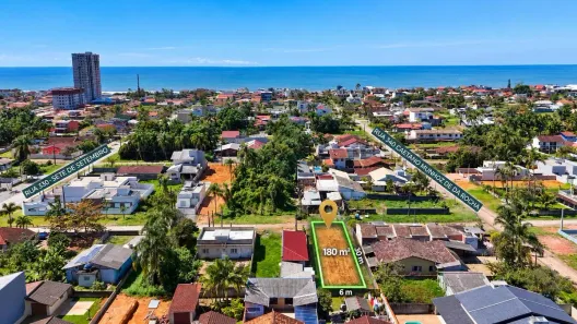 Lote/Terreno à venda, 180m² no Barra do Saí, Itapoá