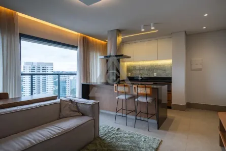 Apartamento com 1 Quarto para alugar, 50m² no Cambuí, Campinas