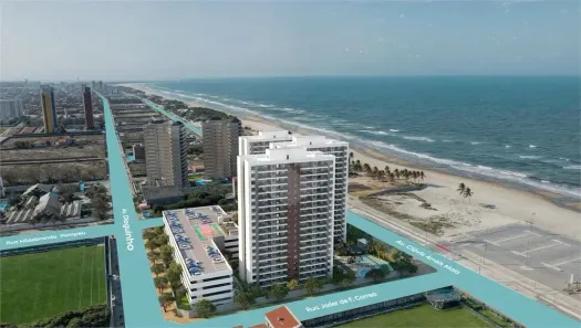 Apartamento com 2 Quartos à venda, 53m² no Praia do Futuro II, Fortaleza