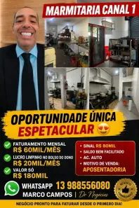 Ponto Comercial à venda, 100m² no Campo Grande, Santos