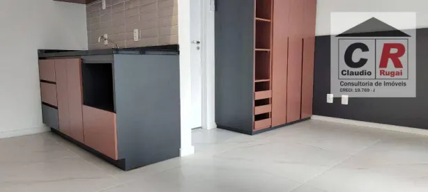 Apartamento com 1 Quarto para alugar, 33m² no Brooklin Paulista, São Paulo