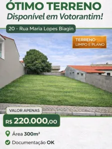 Lote/Terreno à venda, 300m² no Parque Santa Márcia, Votorantim