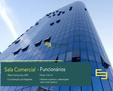 Sala Comercial para alugar, 70m² no Funcionários, Belo Horizonte