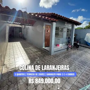 Casa com 3 Quartos à venda, 95m² no Colina de Laranjeiras, Serra