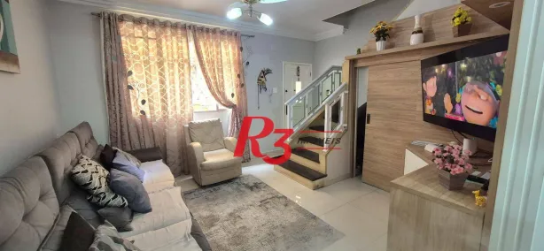Casa de Condomínio com 2 Quartos à venda, 69m² no Macuco, Santos