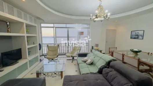 Apartamento com 3 Quartos para alugar, 130m² no Gonzaga, Santos