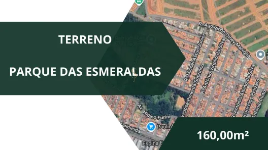 Lote/Terreno à venda, 160m² no Parque das Esmeraldas, Franca