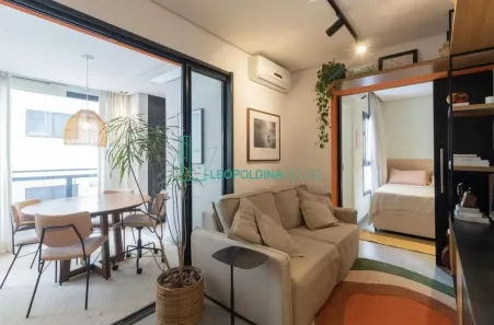 Apartamento com 1 Quarto à venda, 43m² no Pinheiros, São Paulo