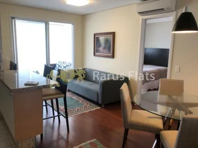 Flat com 1 Quarto para alugar, 54m² no Cidade Monções, São Paulo