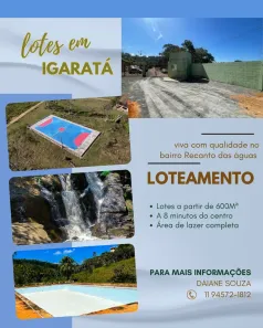 Lote/Terreno à venda, 600m² no , Igaratá