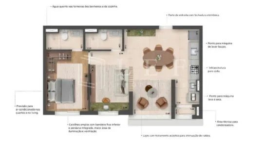 Apartamento com 1 Quarto à venda, 57m² no Vila Mariana, São Paulo