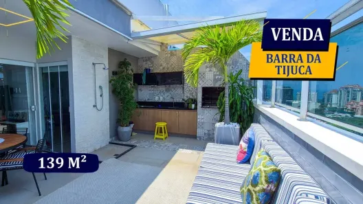 Cobertura com 2 Quartos à venda, 139m² no Barra da Tijuca, Rio de Janeiro