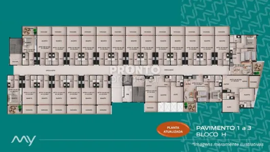 Flat com 1 Quarto à venda, 26m² no Centro, Ipojuca