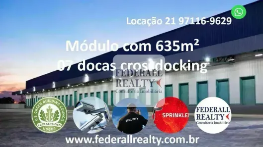 Galpão/Depósito/Armazém para alugar, 635m² no Vila São Luís, Duque de Caxias