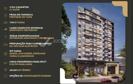 Apartamento com 2 Quartos à venda, 55m² no Itapuã, Vila Velha