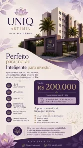 Apartamento com 2 Quartos à venda, 41m² no SIM, Feira de Santana