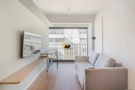 Apartamento com 1 Quarto para alugar, 34m² no Pinheiros, São Paulo