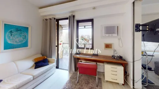 Flat com 1 Quarto à venda, 37m² no Moema, São Paulo
