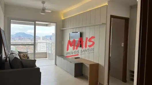 Apartamento com 1 Quarto para alugar, 61m² no Boqueirão, Santos
