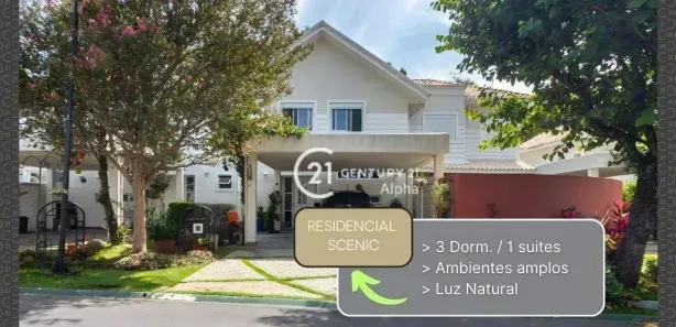 Casa de Condomínio com 3 Quartos à venda, 206m² no Alphaville, Santana de Parnaíba