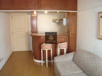 Flat com 1 Quarto para alugar, 40m² no Itaim Bibi, São Paulo