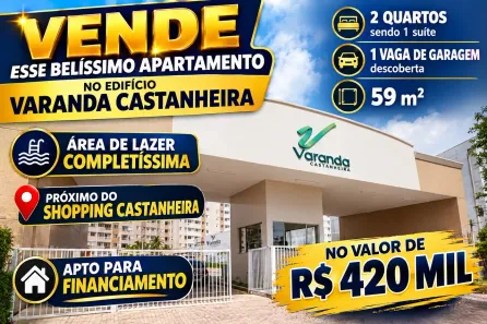Apartamento com 2 Quartos à venda, 59m² no Atalaia, Ananindeua