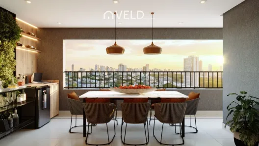 Apartamento com 3 Quartos à venda, 109m² no Setor Pedro Ludovico, Goiânia