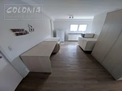 Apartamento com 1 Quarto para alugar, 32m² no Bangú, Santo André