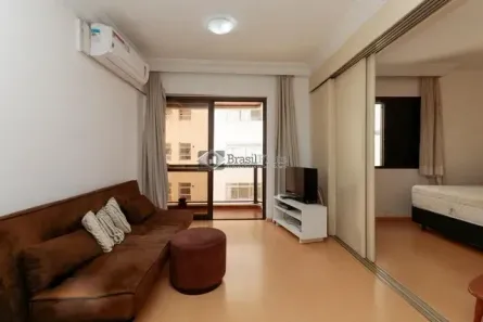 Flat com 1 Quarto para venda ou aluguel, 42m² no Cerqueira César, São Paulo