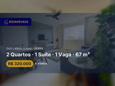 Apartamento com 2 Quartos à venda, 67m² no das Laranjeiras, Serra