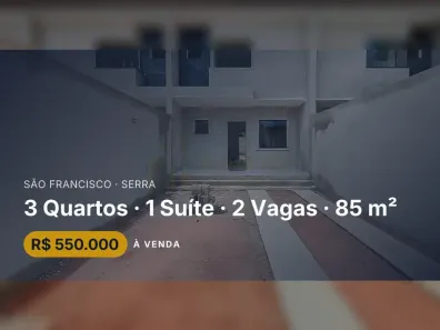 Casa com 3 Quartos à venda, 85m² no São Francisco, Serra