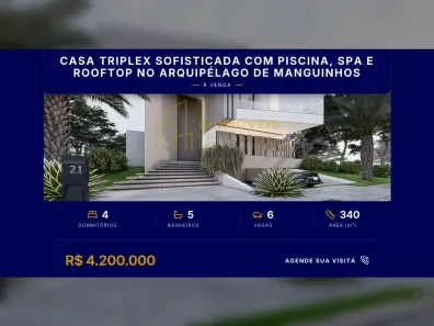 Casa com 4 Quartos à venda, 340m² no Manguinhos, Serra
