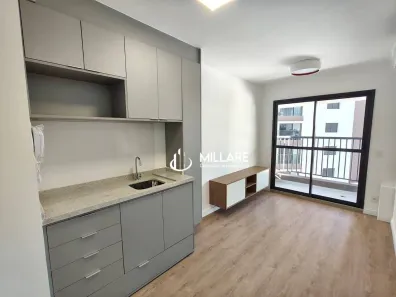 Apartamento com 1 Quarto para alugar, 27m² no Pinheiros, São Paulo
