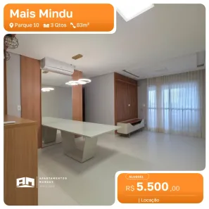 Apartamento com 3 Quartos para alugar, 83m² no Parque 10 de Novembro, Manaus