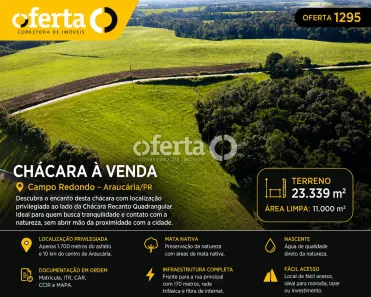 Fazenda/Sítio à venda, 23339m² no Porto das Laranjeiras, Araucária