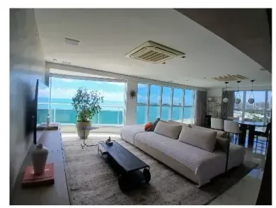 Apartamento com 3 Quartos para alugar, 145m² no Meireles, Fortaleza