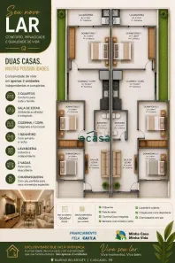 Casa com 3 Quartos à venda, 60m² no Morumbi, Cascavel