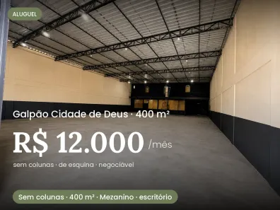 Galpão/Depósito/Armazém para alugar, 400m² no Cidade de Deus, Manaus